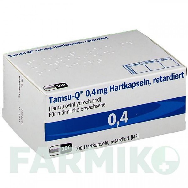ТАМСУ (TAMSU) 0,4 мг капсули 100 шт - Тамсулозин JUTA PHARMA