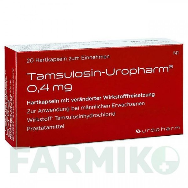 ТАМСУЛОЗИН (TAMSULOSIN) 0,4 мг капсулы 20 шт - Тамсулозин ABANTA PHARMA