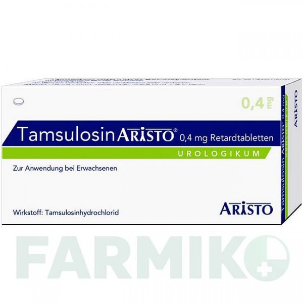 ТАМСУЛОЗИН (TAMSULOSIN) 0,4 мг таблетки 50 шт - Тамсулозин ARISTO PHARMA