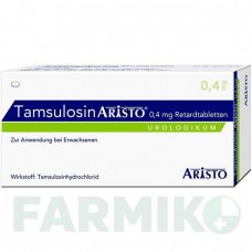 ТАМСУЛОЗИН (TAMSULOSIN) 0,4 мг таблетки 100 шт - Тамсулозин ARISTO PHARMA