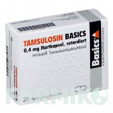 ТАМСУЛОЗИН (TAMSULOSIN) 0,4 мг капсулы 30 шт - Тамсулозин BASICS