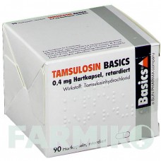 ТАМСУЛОЗИН (TAMSULOSIN) 0,4 мг капсулы 90 шт - Тамсулозин BASICS