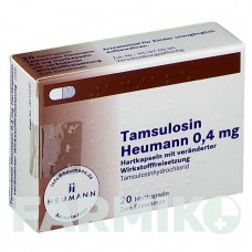 ТАМСУЛОЗИН (TAMSULOSIN) 0,4 мг капсулы 20 шт - Тамсулозин HEUMANN PHARMA