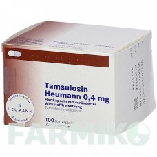 ТАМСУЛОЗИН (TAMSULOSIN) 0,4 мг капсулы 100 шт - Тамсулозин HEUMANN PHARMA