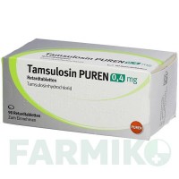 ТАМСУЛОЗИН (TAMSULOSIN) 0,4 мг таблетки 90 шт - Тамсулозин PUREN PHARMA