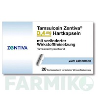 ТАМСУЛОЗИН (TAMSULOSIN) 0,4 мг капсули 20 шт - Тамсулозин ZENTIVA