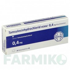 ТАМСУЛОЗИНГИДРОХЛОРИД (TAMSULOSINHYDROCHLORID) 0,4 мг таблетки 20 шт - Тамсулозин HEXAL