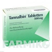 ТАННАЛБІН (TANNALBIN) таблетки 50 шт - Альбумін таннат MEDICE PUTTER
