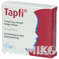 ТАПФІ (TAPFI) 25 мг/25 мг пластир 2 шт - Активні речовини PADIA