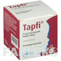 ТАПФИ (TAPFI) 25 мг/25 мг пластырь 20 шт - Активные вещества PADIA