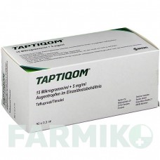 ТАПТИКОМ (TAPTIQOM) 15 мкг/мл + 5 мг/мл пипетки 90x0,3 мл - Тимолол, Другое SANTEN