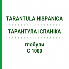 ТАРАНТУЛА ІСПАНІКА (TARANTULA HISPANICA) C 1000 глобули 1,5 г - Гомеопатія GUDJONS
