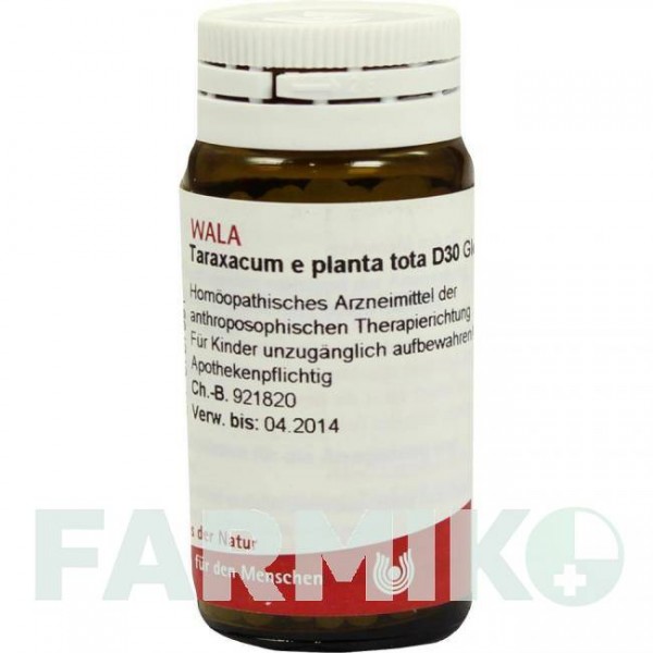 ТАРАКСАКУМ (TARAXACUM) D 30 глобули 20 г - Гомеопатія WALA HEILMITTEL