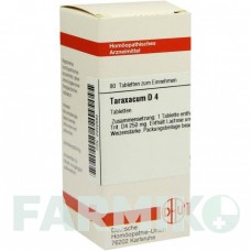 ТАРАКСАКУМ (TARAXACUM) D 4 таблетки 80 шт - Гомеопатия DHU