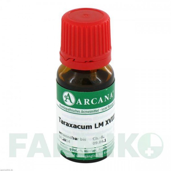 ТАРАКСАКУМ (TARAXACUM) LM 18 раствор 10 мл - Гомеопатия ARCANA DR.SEWERIN