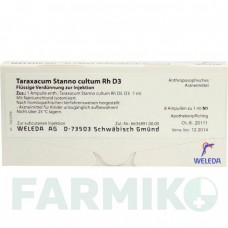 ТАРАКСАКУМ СТАННО (TARAXACUM STANNO) D 3 ампулы 8x1 мл - Гомеопатия WELEDA