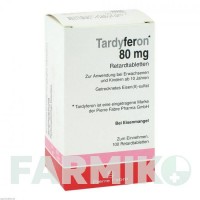 ТАРДИФЕРОН (TARDYFERON) 80 мг таблетки 100 шт - Железо (II) сульфат KOHLPHARMA