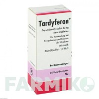 ТАРДИФЕРОН (TARDYFERON) 80 мг таблетки 50 шт - Железо (II) сульфат PIERRE FABRE