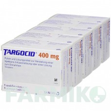 ТАРГОЦИД (TARGOCID) 400 мг порошок 5 шт - Тейкопланин KOHLPHARMA