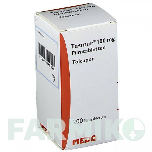 ТАСМАР (TASMAR) 100 мг таблетки 200 шт - Толкапон MEDA PHARMA