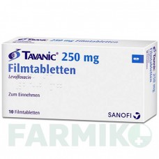 ТАВАНІК (TAVANIC) 250 мг таблетки 10 шт - Левофлоксацин SANOFI