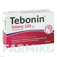 ТЕБОНИН (TEBONIN) 120 мг таблетки 120 шт - Экстракт листьев гинкго билоба DR.WILLMAR SCHWABE
