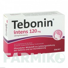 ТЕБОНИН (TEBONIN) 120 мг таблетки 120 шт - Экстракт листьев гинкго билоба DR.WILLMAR SCHWABE