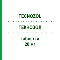 ТЕКНОЗОЛ (TECNOZOL) 20 мг таблетки 14 шт - Пантопразол BLUEFISH