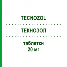 ТЕКНОЗОЛ (TECNOZOL) 20 мг таблетки 14 шт - Пантопразол BLUEFISH