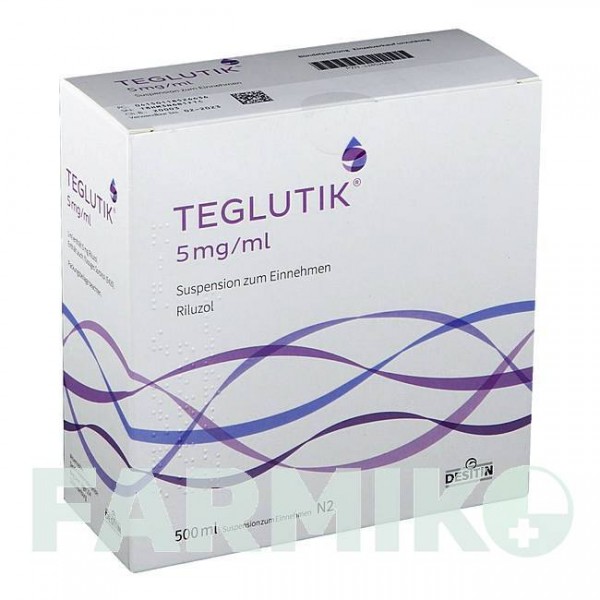 ТЕГЛУТИК (TEGLUTIK) 5 мг/мл суспензія 500 мл - Рилузол ITF PHARMA