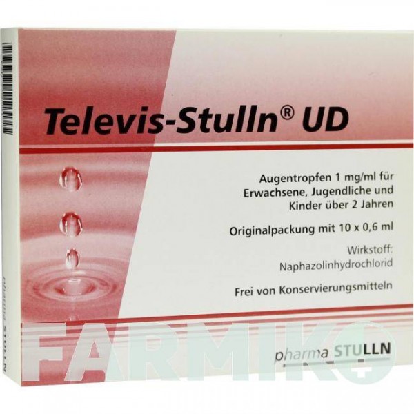 ТЕЛЕВИС (TELEVIS) капли 10x0,6 мл - Нафазолин PHARMA STULLN
