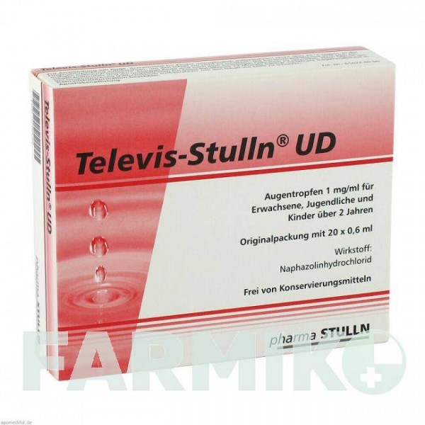 ТЕЛЕВИС (TELEVIS) капли 20x0,6 мл - Нафазолин PHARMA STULLN