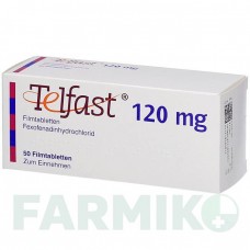 ТЕЛФАСТ (TELFAST) 120 мг таблетки 50 шт - Фексофенадин AXICORP PHARMA