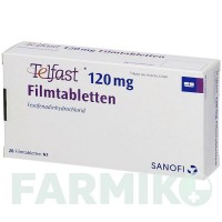 ТЕЛФАСТ (TELFAST) 120 мг таблетки 20 шт - Фексофенадин EMRA-MED