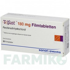 ТЕЛФАСТ (TELFAST) 180 мг таблетки 100 шт - Фексофенадин KOHLPHARMA