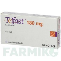 ТЕЛФАСТ (TELFAST) 180 мг таблетки 20 шт - Фексофенадин PHARMA GERKE
