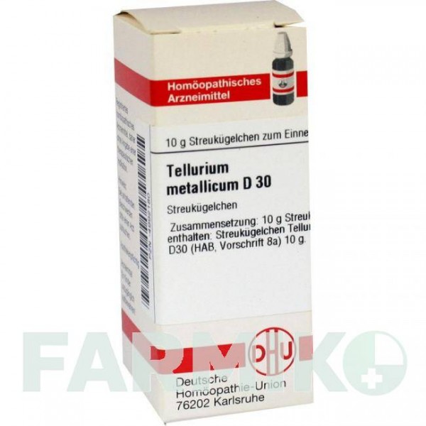 ТЕЛЛУРИУМ (TELLURIUM) D 30 глобули 10 г - Гомеопатия DHU