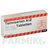 ТЕЛМИСАРТАН (TELMISARTAN) 20 мг таблетки 28 шт - Телмисартан ABZ PHARMA