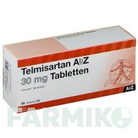 ТЕЛМІСАРТАН (TELMISARTAN) 30 мг таблетки 56 шт - Телмісартан ABZ PHARMA