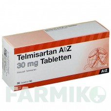 ТЕЛМИСАРТАН (TELMISARTAN) 30 мг таблетки 56 шт - Телмисартан ABZ PHARMA