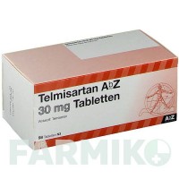 ТЕЛМИСАРТАН (TELMISARTAN) 30 мг таблетки 98 шт - Телмисартан ABZ PHARMA