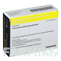 ТЕЛМІСАРТАН (TELMISARTAN) 40/12,5 мг таблетки 56 шт - Телмісартан, Гідрохлоротіазид MEDICAL VALLEY INVEST