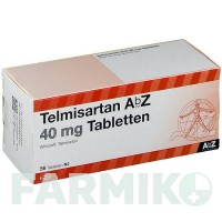 ТЕЛМІСАРТАН (TELMISARTAN) 40 мг таблетки 56 шт - Телмісартан ABZ PHARMA