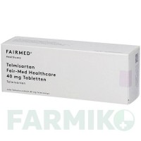 ТЕЛМИСАРТАН (TELMISARTAN) 40 мг таблетки 28 шт - Телмисартан FAIRMED HEALTHCARE