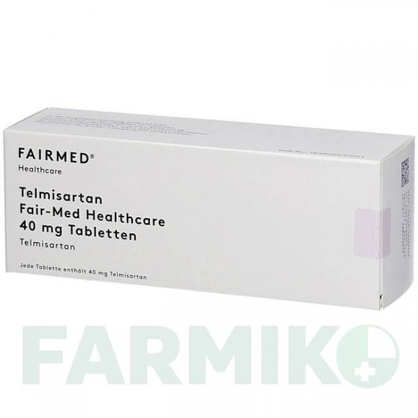 ТЕЛМИСАРТАН (TELMISARTAN) 40 мг таблетки 28 шт - Телмисартан FAIRMED HEALTHCARE