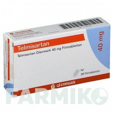 ТЕЛМИСАРТАН (TELMISARTAN) 40 мг таблетки 28 шт - Телмисартан GLENMARK