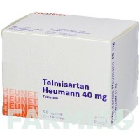 ТЕЛМИСАРТАН (TELMISARTAN) 40 мг таблетки 98 шт - Телмисартан HEUNET PHARMA