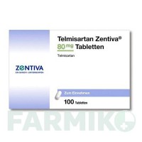 ТЕЛМІСАРТАН (TELMISARTAN) 40 мг таблетки 100 шт - Телмісартан ZENTIVA