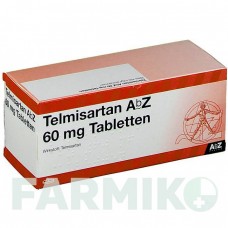 ТЕЛМІСАРТАН (TELMISARTAN) 60 мг таблетки 28 шт - Телмісартан ABZ PHARMA