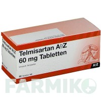 ТЕЛМІСАРТАН (TELMISARTAN) 60 мг таблетки 56 шт - Телмісартан ABZ PHARMA